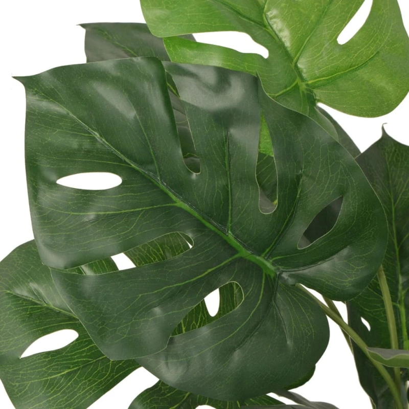 vidaXL mākslīgā monstera ar podiņu, 70 cm, zaļa