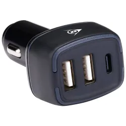 Auto ierīču lādētājs 2xUSB A + USB C