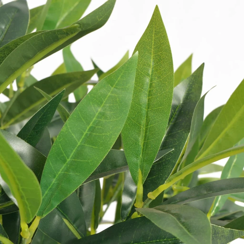 vidaXL mākslīgais augs, dižciltīgais laurs ar podiņu, 125 cm, zaļš