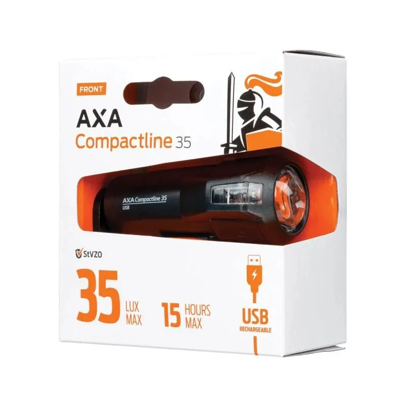 Priekšējais lukturis AXA COMPACT LINE BATTERY 35