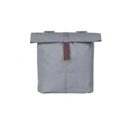 Bagāžas soma BASIL City dubultā velosoma, 28-32 L, pelēka