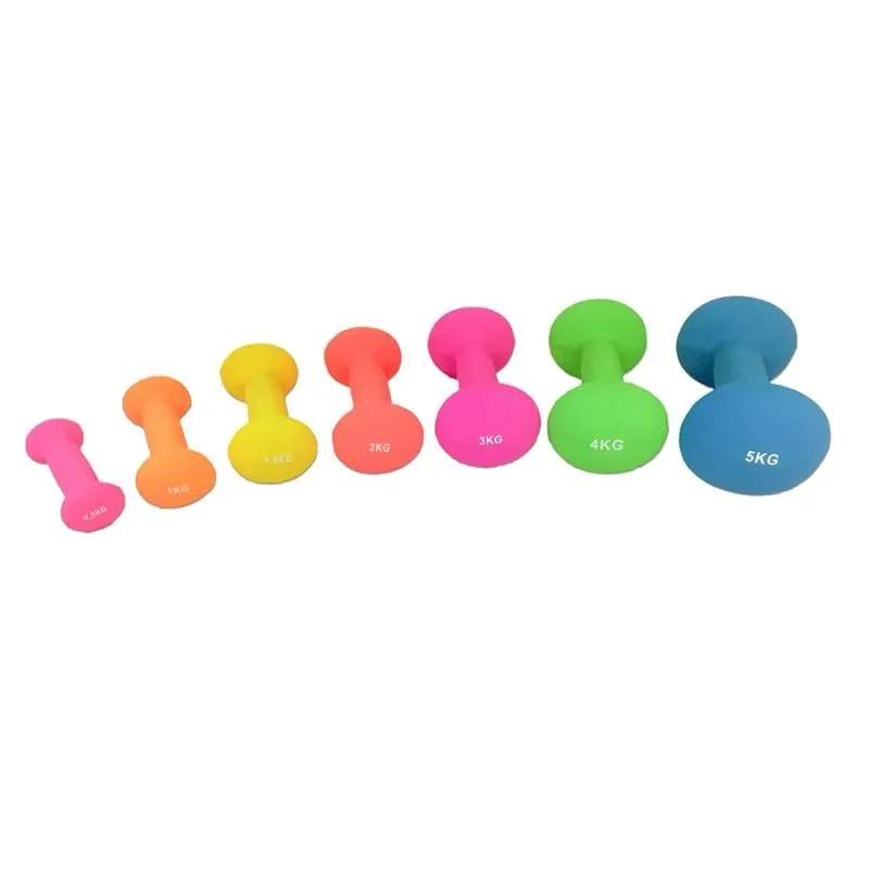 Hanteles TUNTURI Neoprēna hanteles 0.5kg, rozā