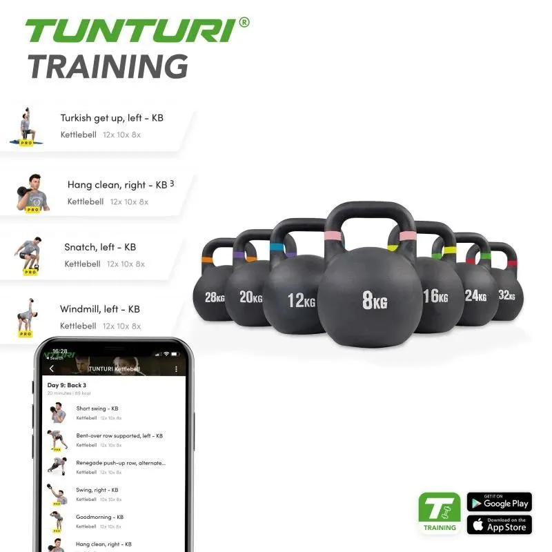 Svaru bumba TUNTURI Competition Kettlebell 8kg