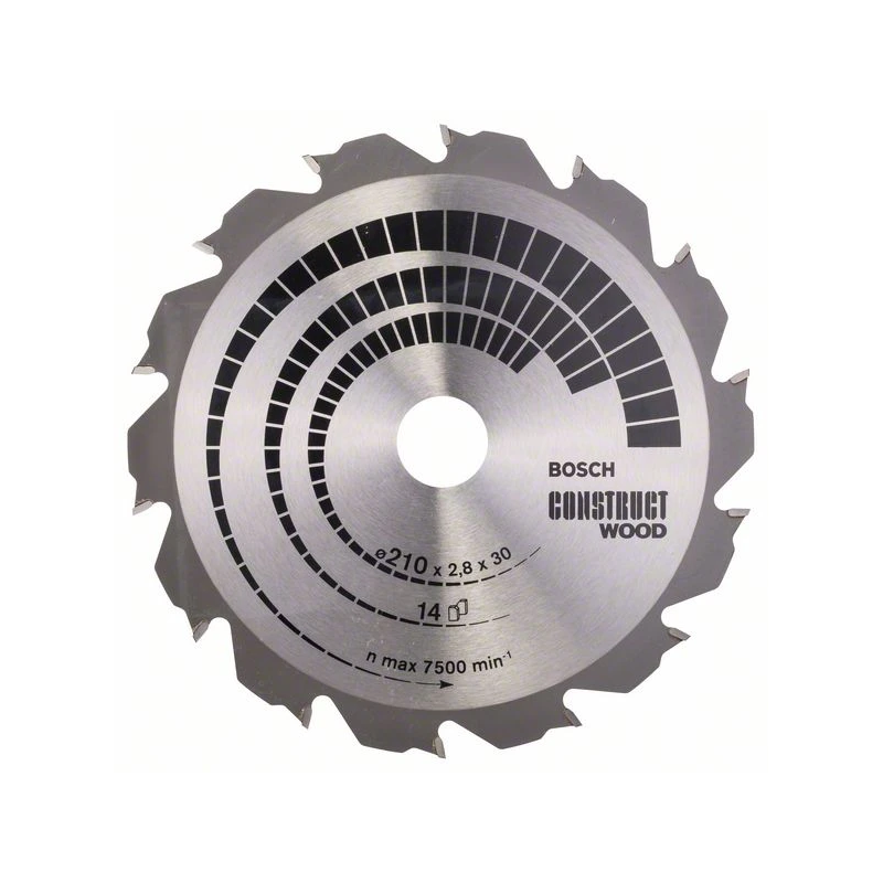 Pjūklo diskas 210x30 mm Construct Wood
