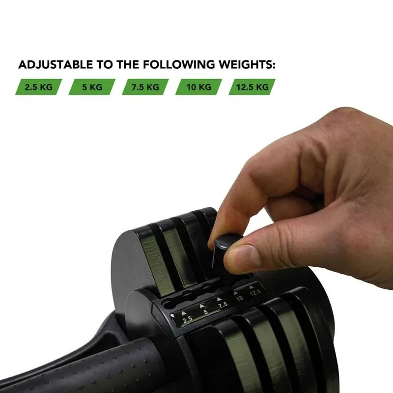 Regulējama hantele TUNTURI Selector Hantele 12,5 kg