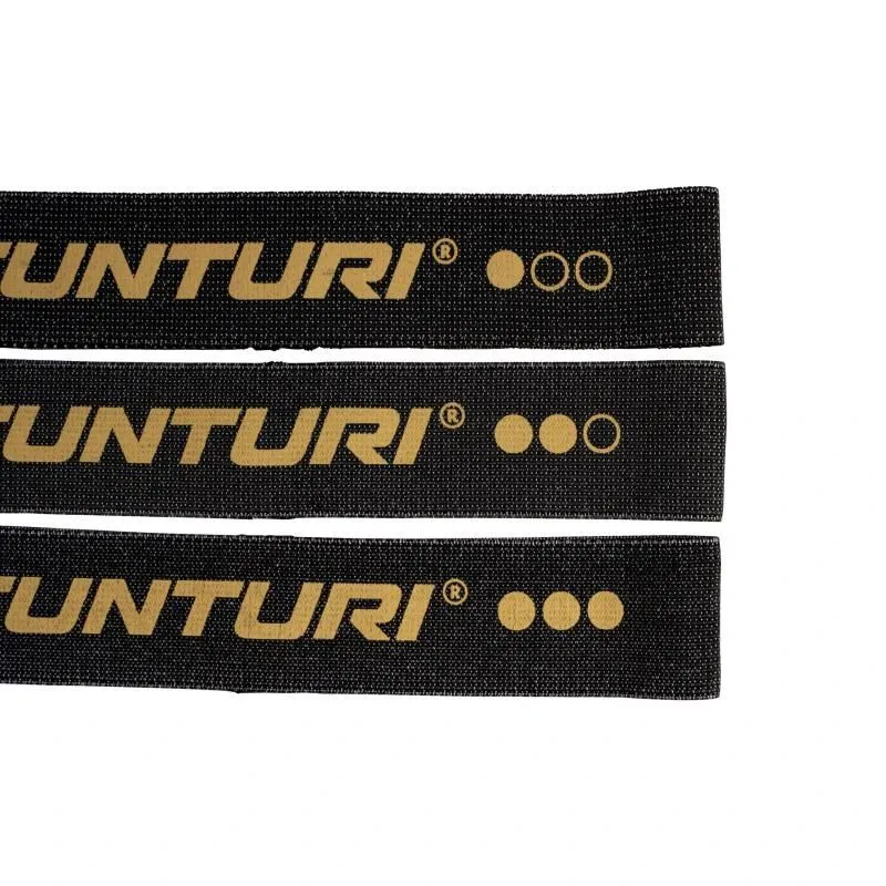 Stretch lentes Tunturi Centuri Textile Resistance Band komplekts, 3gab, tekstils