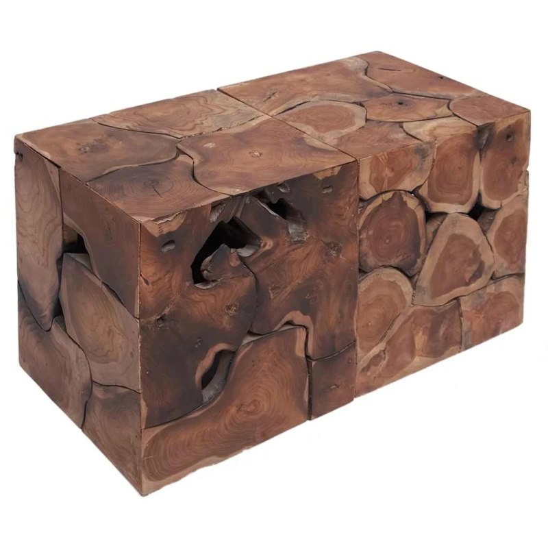 vidaXL soliņi, kafijas galdiņi, masīvkoks, tīkkoks