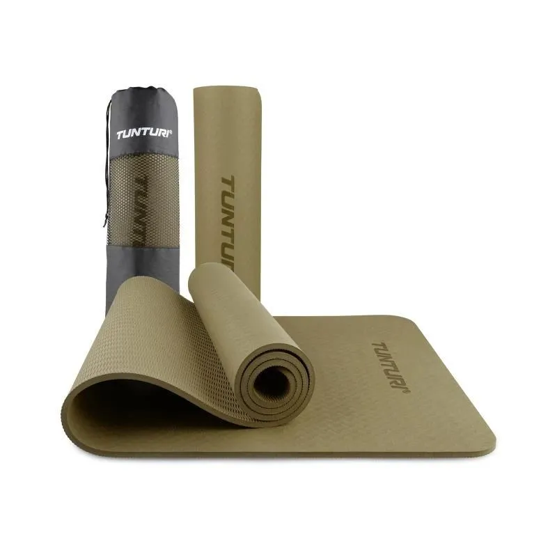 Jogas paklājiņš Tunturi Yogamat 8mm, Armijas zaļš