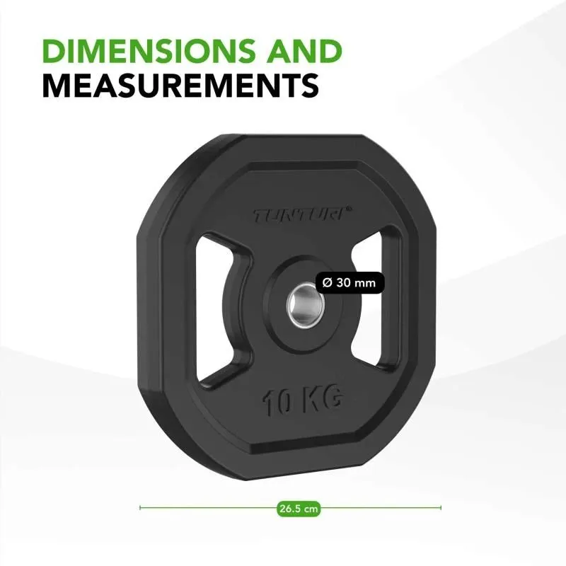 Svara šķīvji TUNTURI Aerobic Pump Plates 10 kg