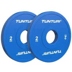 Raskuskettad TUNTURI Platinum Fractional Plates, Blue, 50mm, 2 x 2 kg