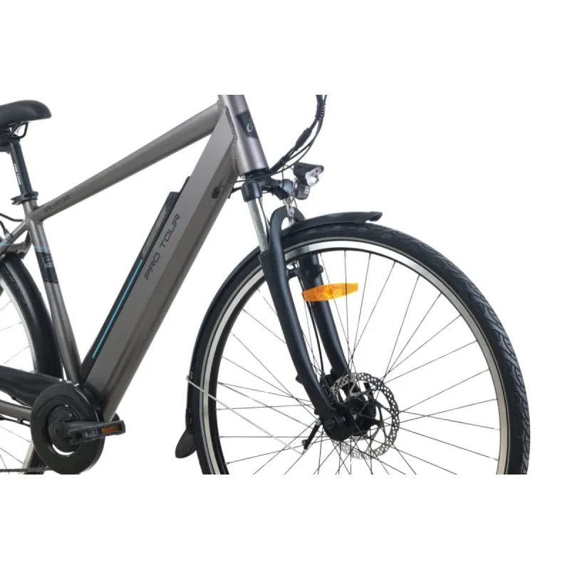 Elektriskais velosipēds TOTEM XC921 28, pelēks