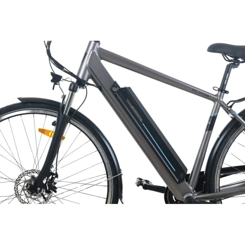 Elektriskais velosipēds TOTEM XC921 28, pelēks