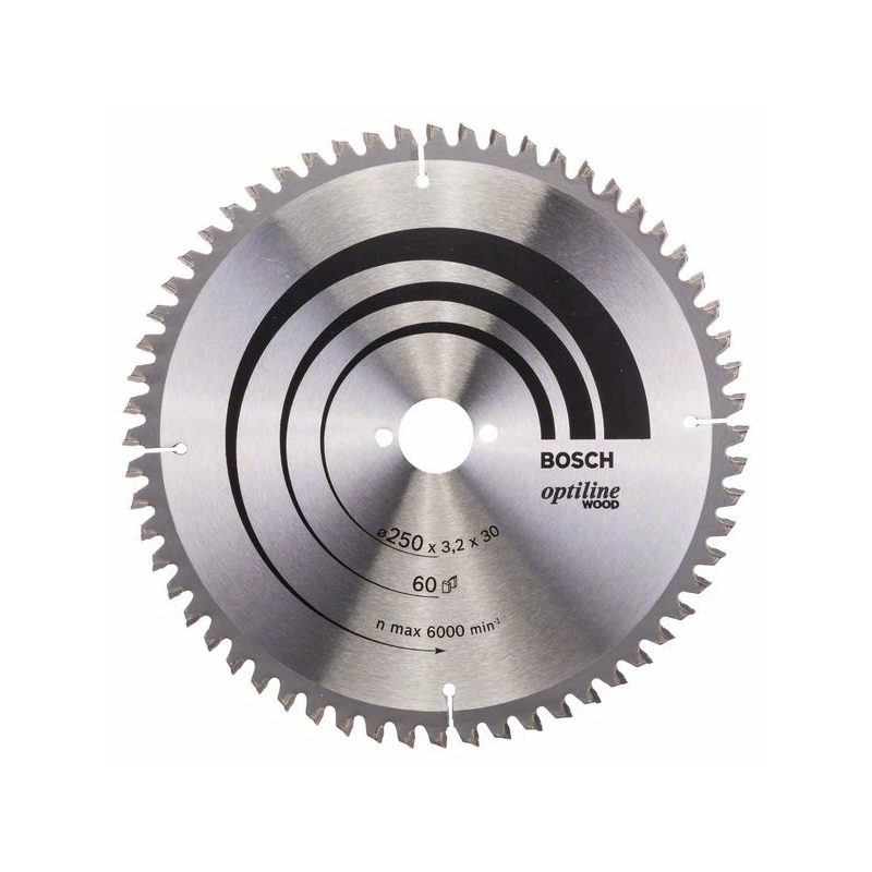 Ripzāģa disks 250x30mm Optiline Wood