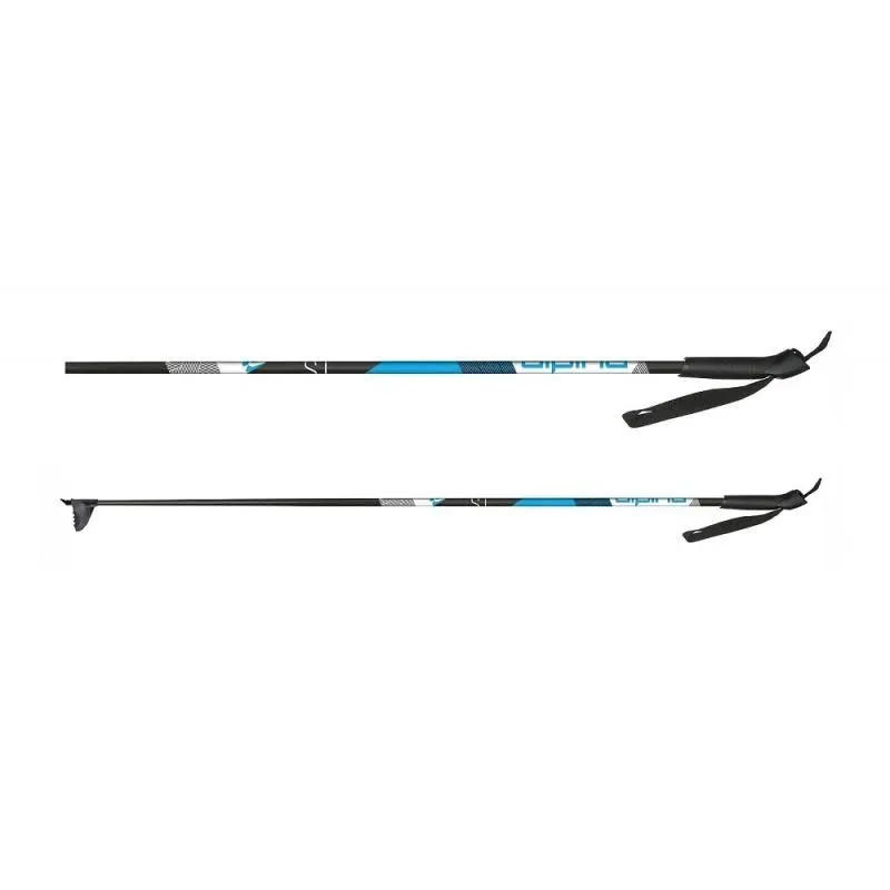 Slēpošanas nūjas ALPINA ST melnas-zilas ,130,