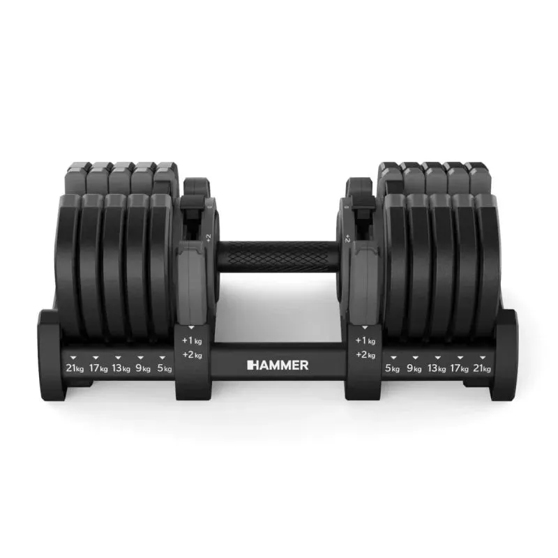 Reguleeritav hantel HAMMER StrongLock 8.0, 4-23 kg