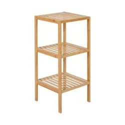 WC 3-stāvu plaukts 36x79x36cm, bambusa