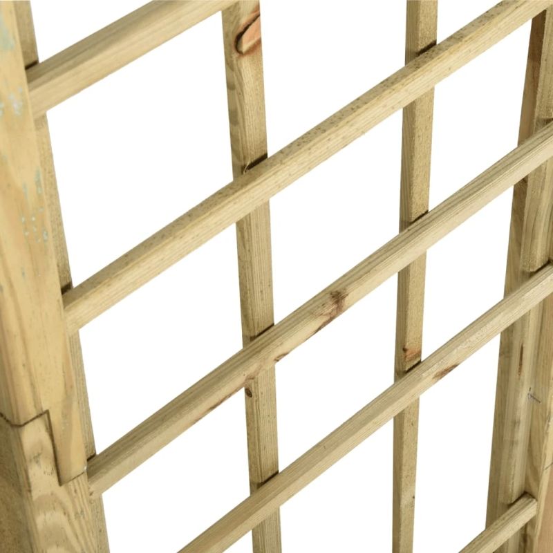 vidaXL špaleru arka - pergola, zaļi impregnēts priedes koks