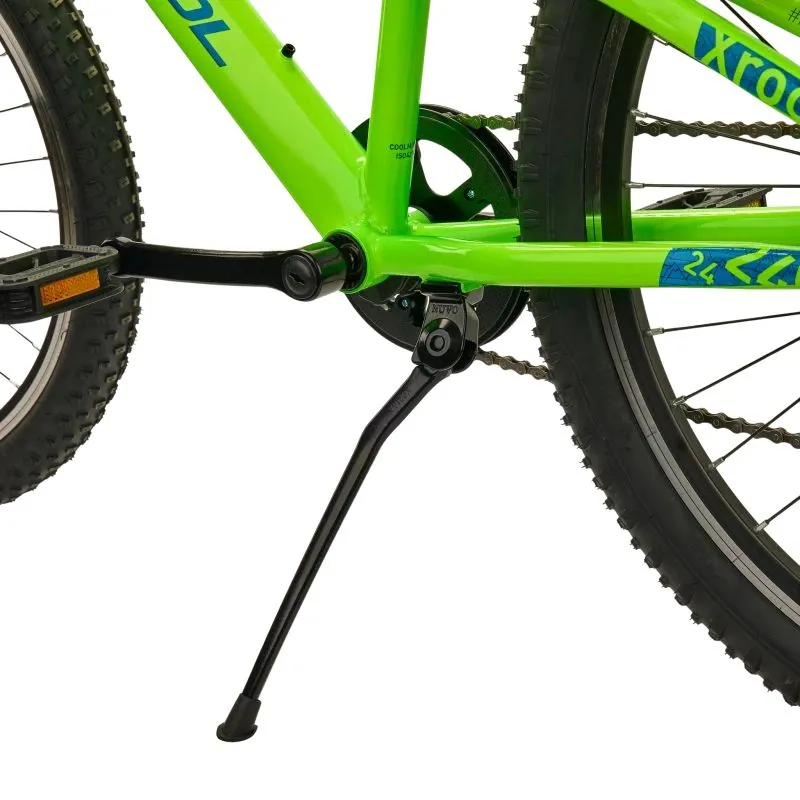 Bērnu velosipēds S'COOL Xroc, 24 neona zaļš-okeāna krāsas