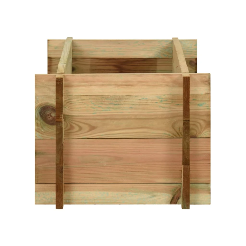 vidaXL dārza stādu kaste, 80 cm, impregnēts priedes koks