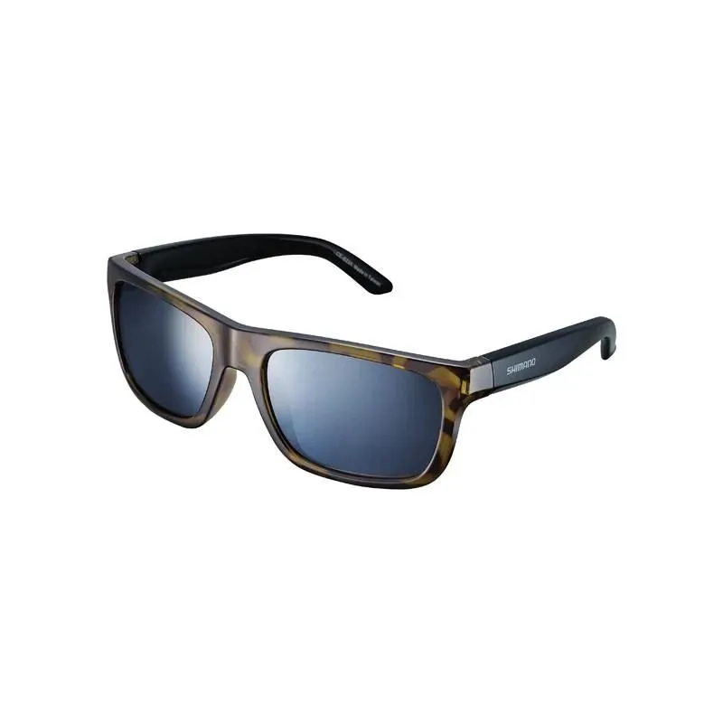 Saulesbrilles SHIMANO Brown Tortoise, Smoke Silver Mirror