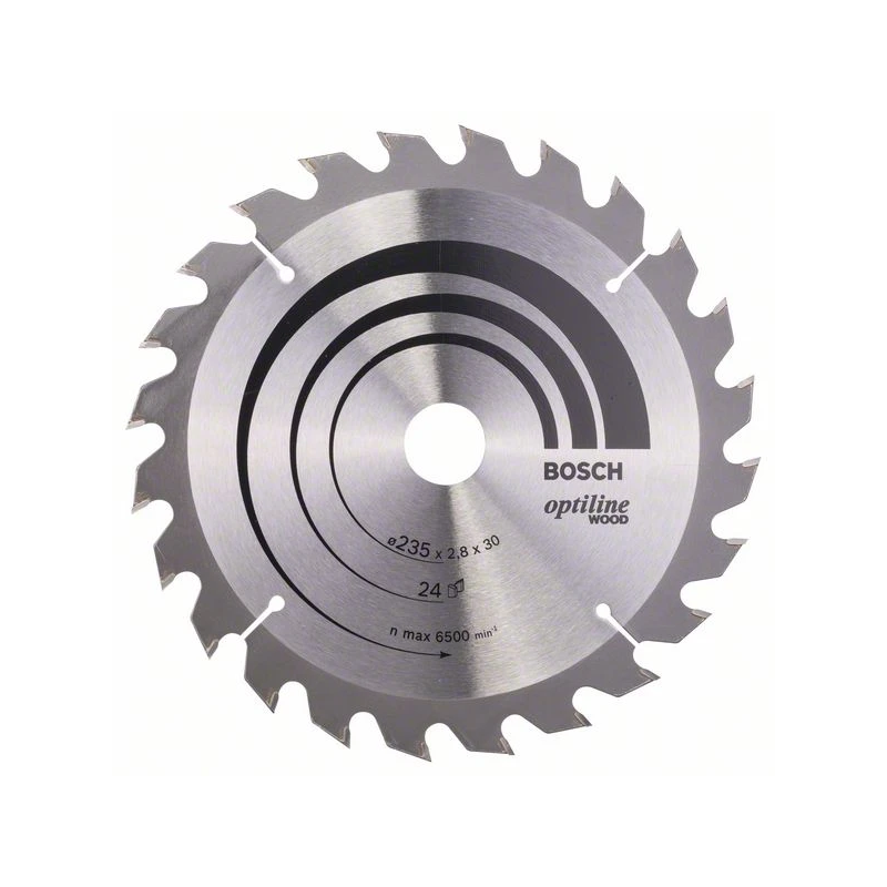 Ripzāģa disks 235x30-25mm Optiline Wood Z24
