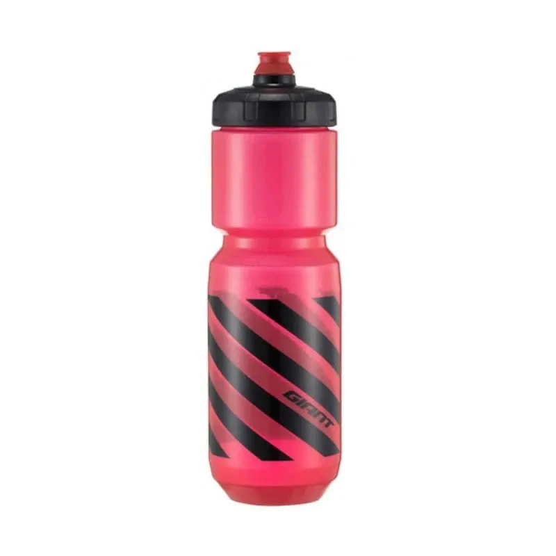 Dzeramā pudele GIANT DOUBLESPRING 750cc caurspīdīgs, sarkans-melns