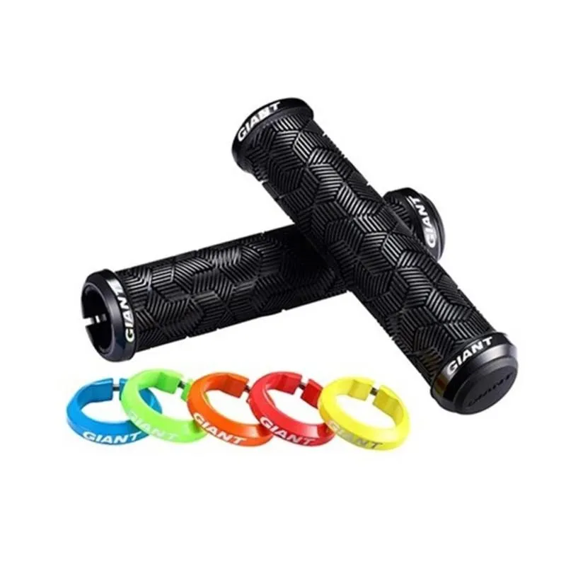 Rokturi GIANT Tactal Double Lock-on rokturis, melni dzeltens