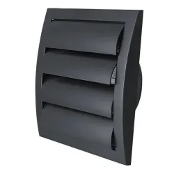 Ventilācijas režģis ar žalūzijām 190x190 D125 ND12ZA