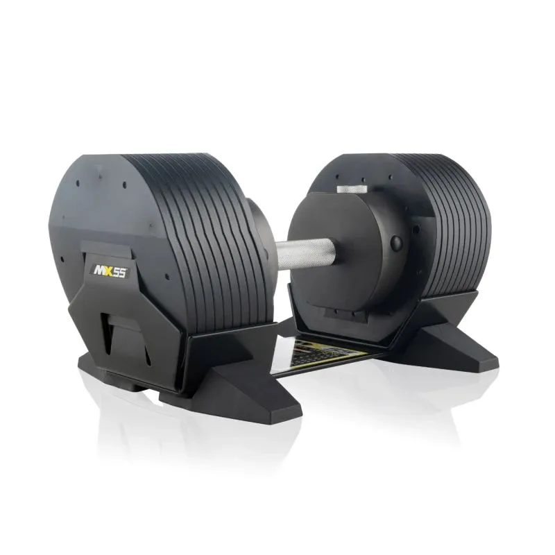 Regulējama hantele TUNTURI MX55 Hantele 4,5-24,9 kg, rievota