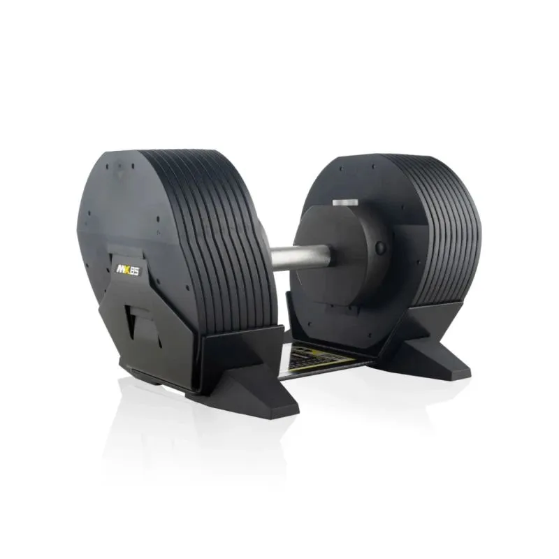 Regulējama hantele TUNTURI MX Select MX85 Hantele 5,6-38,6 kg, rievota