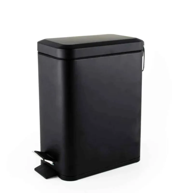 Beldray LA041173BLKPEU7 Slimline Pedal Bin - Black 5-Litre