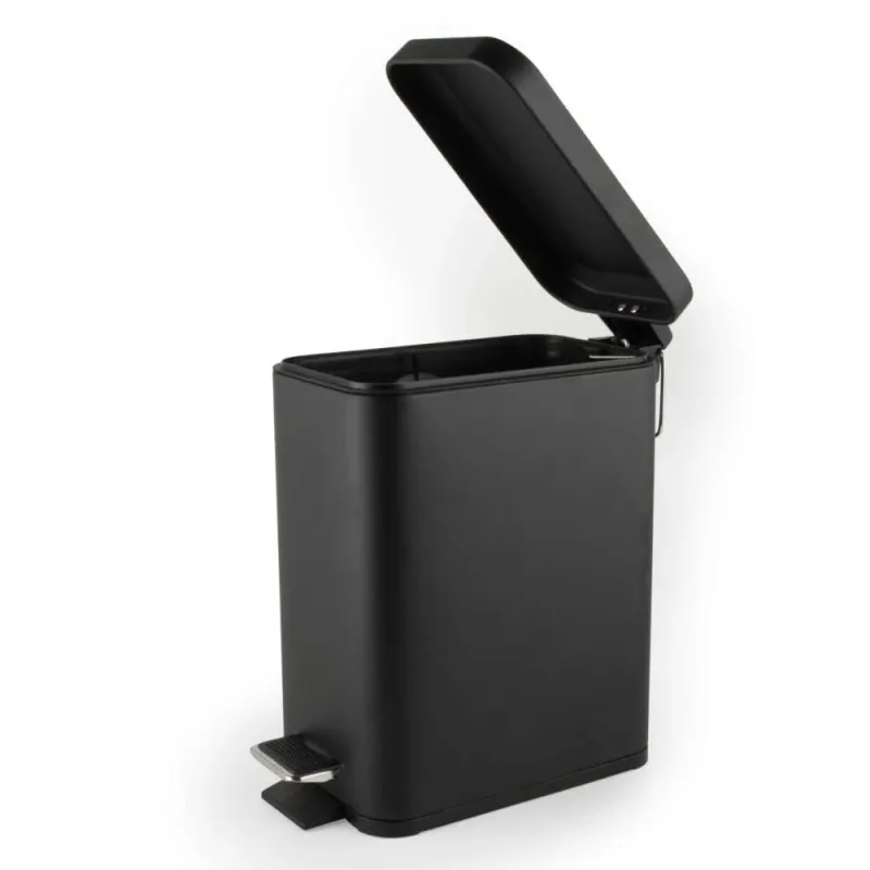 Beldray LA041173BLKPEU7 Slimline Pedal Bin - Black 5-Litre
