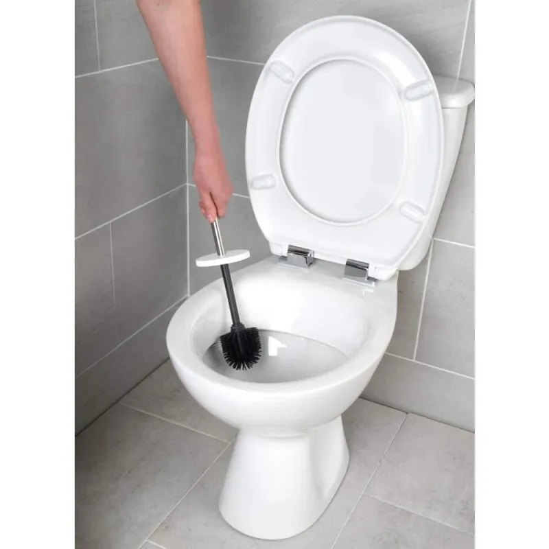 Beldray LA036034WPEU7 Antibac Silicone Head Toilet Brush - White