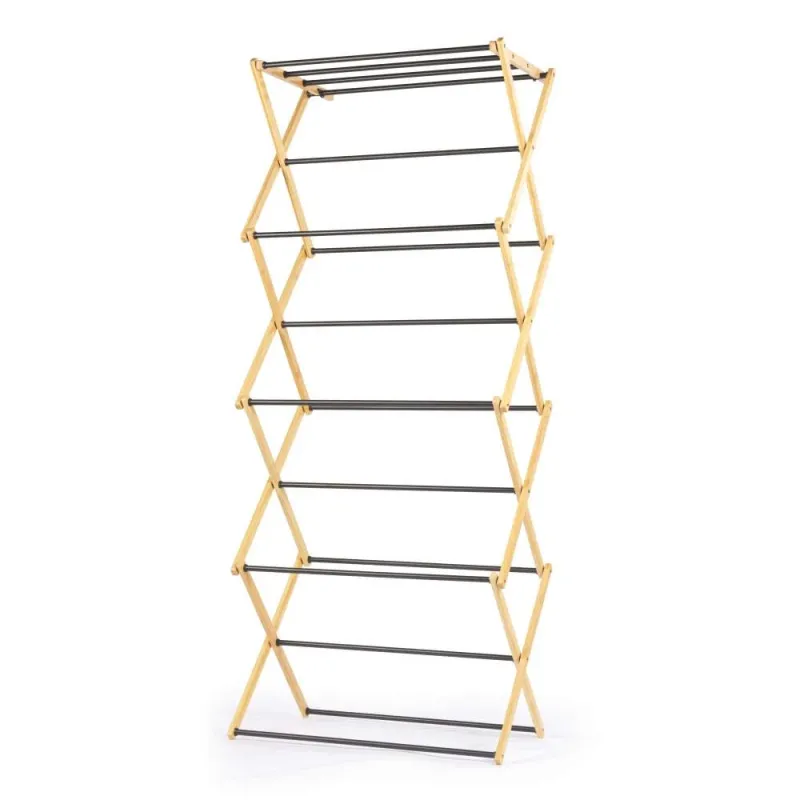 Beldray LA00000050EU7 4 Tier Bamboo Clothes Airer