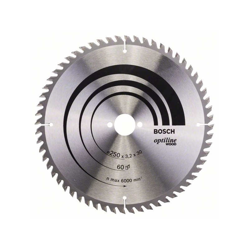 Ripzāģa disks 250x30mm Optiline Wood