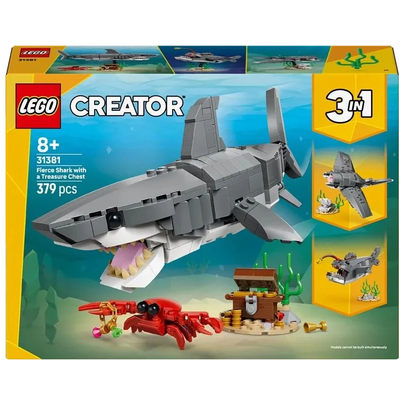 Constr lego fierce shark trsr chst31381