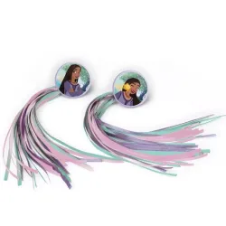 Bicycle decorations Wish, green-pink-purple