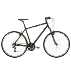 Vīriešu velosipēds ROMET Orkan M, melns-zelts ,XL,