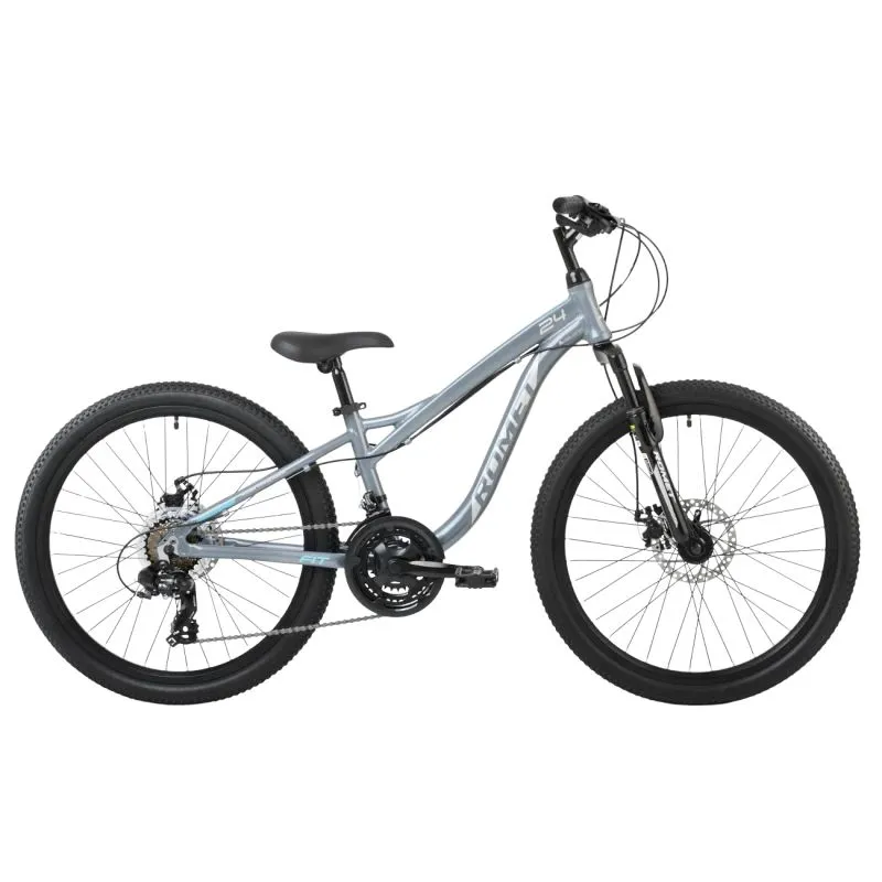 Bērnu velosipēds ROMET Rambler FIT 24, grafīta-tirkīza krāsā