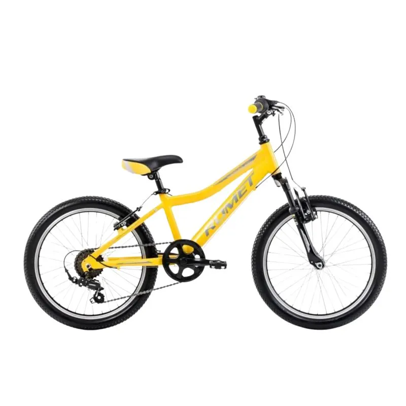 Bērnu velosipēds ROMET Rambler 20 KID 2, dzeltenpelēks