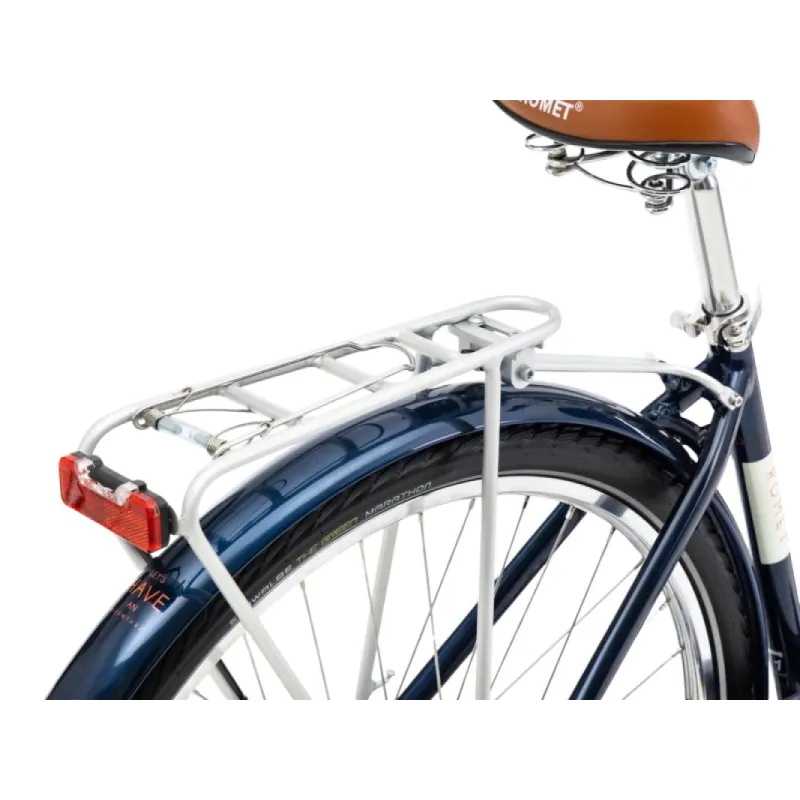 Velosipēds ROMET Art Deco Lux, ar priekšējo grozu, zils ,L,