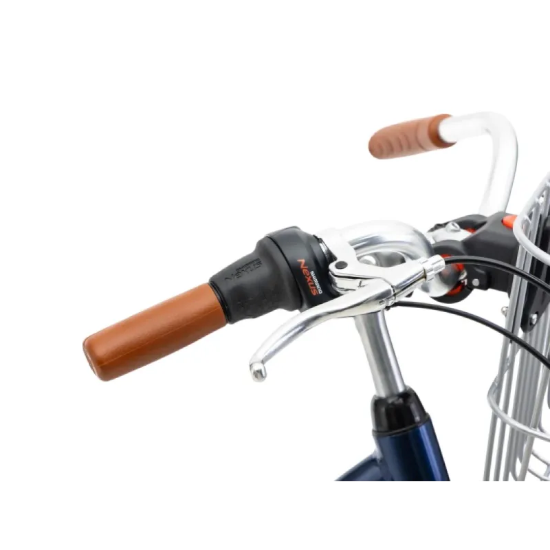 Velosipēds ROMET Art Deco Lux, ar priekšējo grozu, zils ,L,