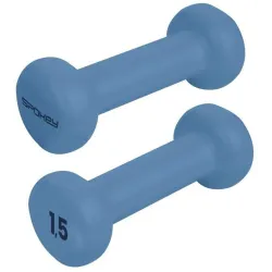Hanteles SPOKEY Forma 2x1,5 kg, pelēkas