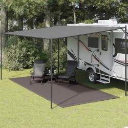 vidaXL telts paklājs, 250x600 cm, antracītpelēks