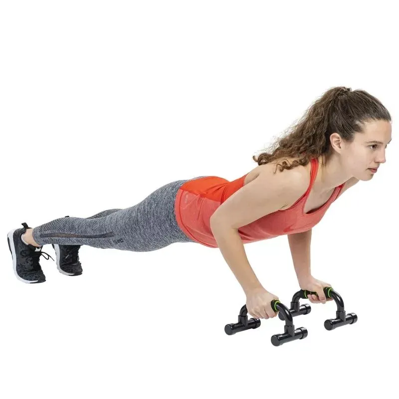 TUNTURI Перекладина Push Up ПВХ, черно-зеленый