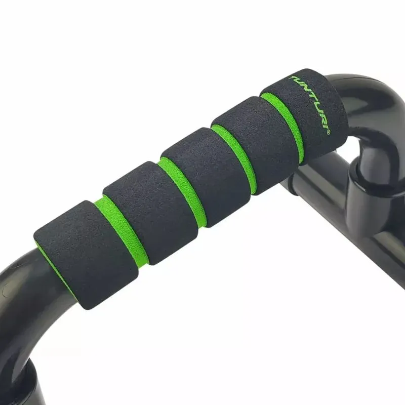 TUNTURI Перекладина Push Up ПВХ, черно-зеленый