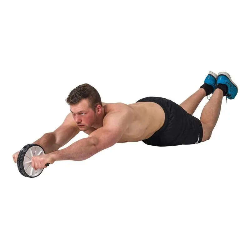 TUNTURI Double Exercise Wheel vēdera muskuļiem