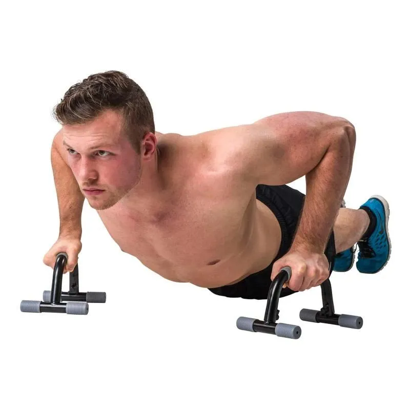 TUNTURI Push Up stieņi, melni pelēki
