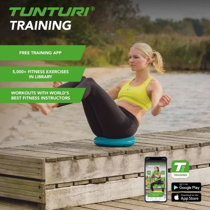 Līdzsvara paliktnis TUNTURI Air Stepper Pad Green