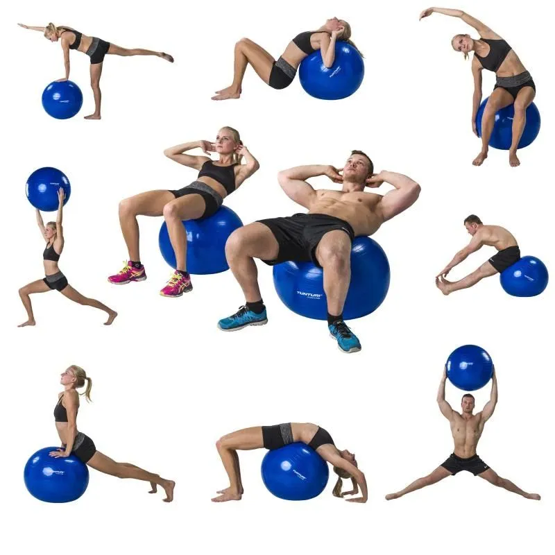 Vingrošanas bumba TUNTURI Gymball 75cm, melna
